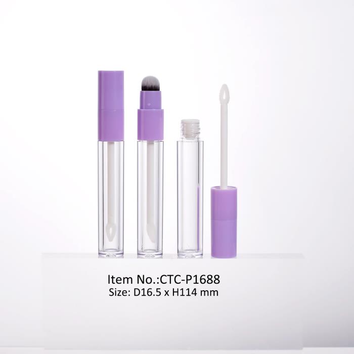 Empty 2 in 1 Double Head Liquid Concealer Tube w/ Brush
